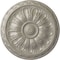 Ekena Millwork Kirke Ceiling Medallion (Fits Canopies up to 3 3/4"), Hand-Painted Pearl White, 15 3/4"OD x 5/8"P CM16KIPWS - alternate 1